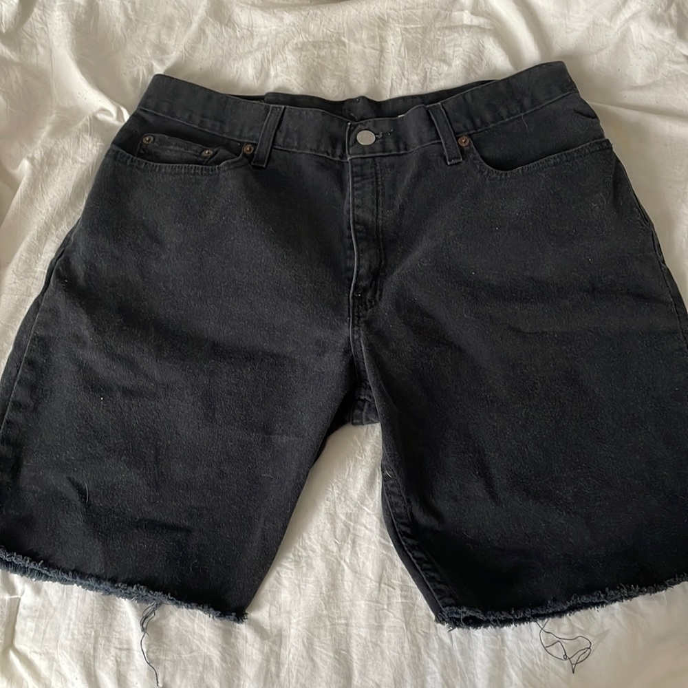 Black Levi shorts
